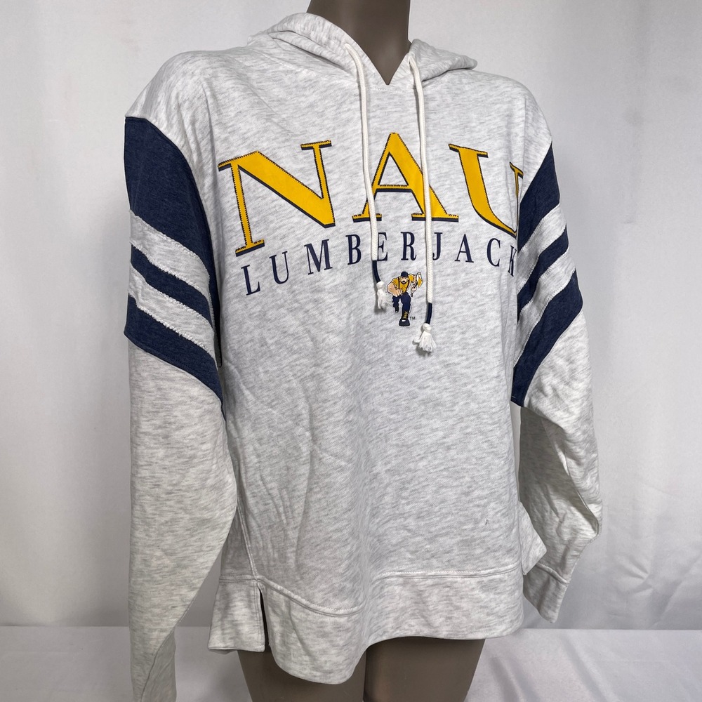 Northern Arizona Lumberjacks NCAA Gray Hoodie Sweatshirt Women's XL NWT - Picture 9 of 12